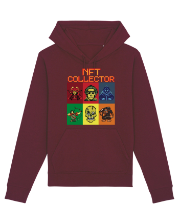 NFT Pixel Art Burgundy