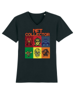 NFT Pixel Art Tricou mânecă scurtă guler V Bărbat Presenter