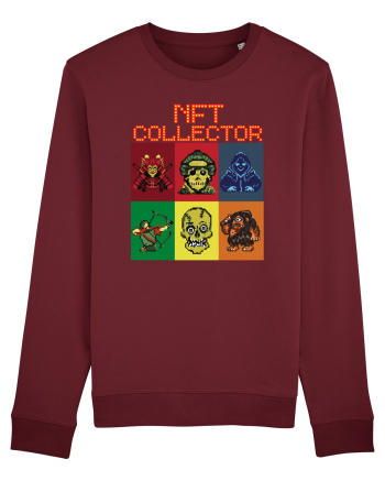 NFT Pixel Art Burgundy