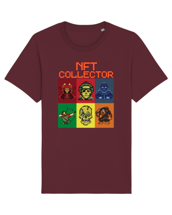 NFT Pixel Art Burgundy