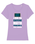 MATH  Tricou mânecă scurtă guler larg fitted Damă Expresser
