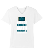 MATH  Tricou mânecă scurtă guler V Bărbat Presenter