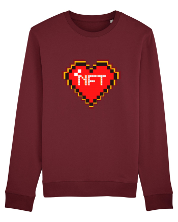 NFT Pixel Art Burgundy