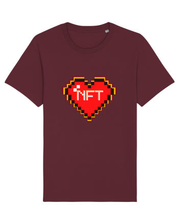 NFT Pixel Art Burgundy
