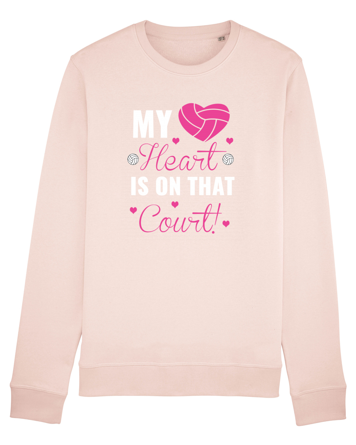 Bluză mânecă lungă Unisex Rise Candy Pink