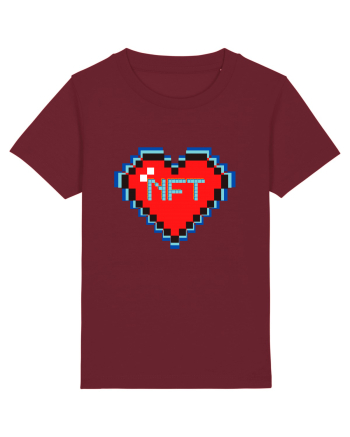 NFT Pixel Art Burgundy