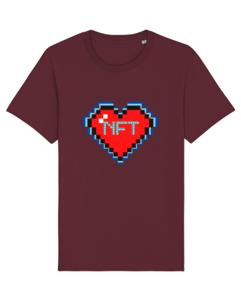 NFT Pixel Art Burgundy