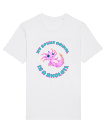 Kawaii Axolotl White