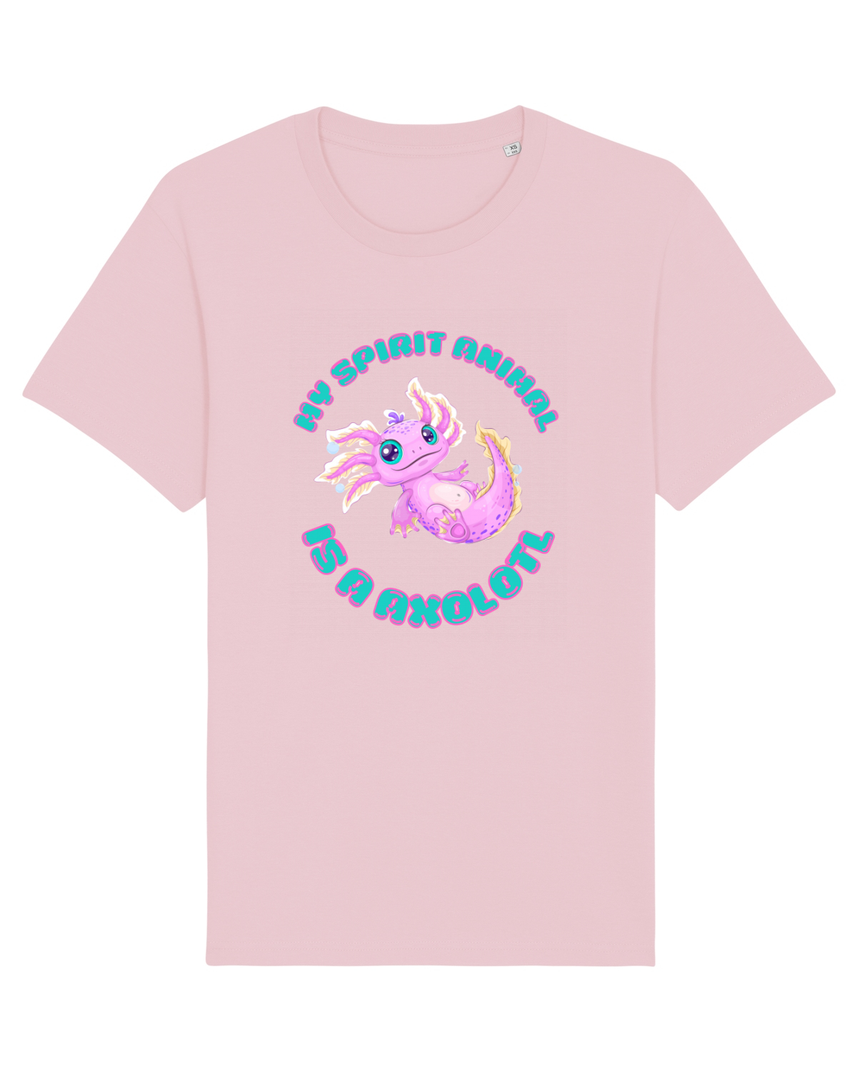 Tricou mânecă scurtă Unisex Rocker Cotton Pink