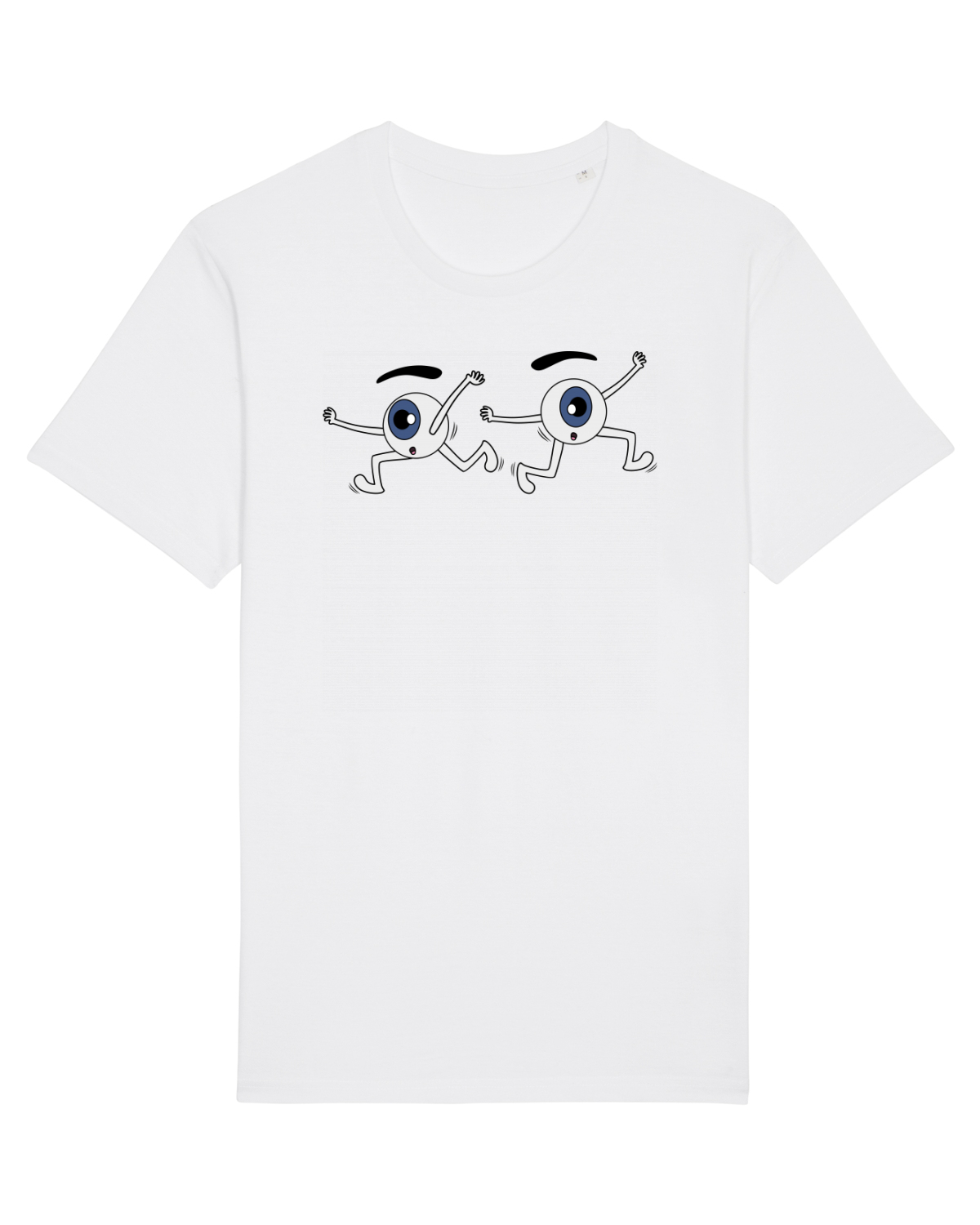 Tricou mânecă scurtă Unisex Rocker White