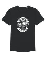 Zeppeline Adventure White Tricou mânecă scurtă guler larg Bărbat Skater