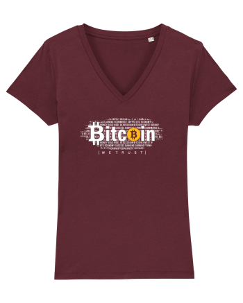 In Bitcoin We Trust Burgundy