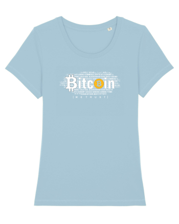 In Bitcoin We Trust Sky Blue