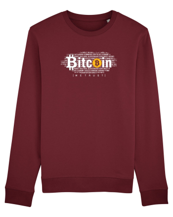 In Bitcoin We Trust Burgundy