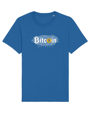 In Bitcoin We Trust Royal Blue