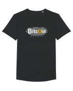 In Bitcoin We Trust Tricou mânecă scurtă guler larg Bărbat Skater