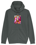 E-Love Hanorac cu fermoar Unisex Connector