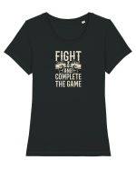 Fight And Complete The Game Tricou mânecă scurtă guler larg fitted Damă Expresser