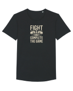 Fight And Complete The Game Tricou mânecă scurtă guler larg Bărbat Skater