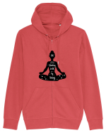 Yoga - starting with by being Hanorac cu fermoar Unisex Connector