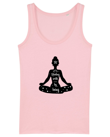 Yoga - starting with by being Cotton Pink