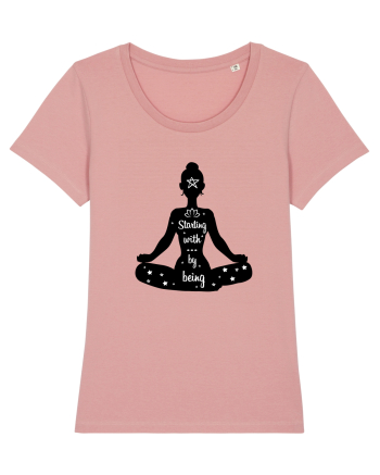 Yoga - starting with by being Canyon Pink