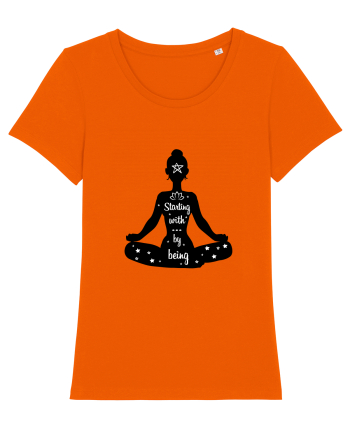 Yoga - starting with by being Bright Orange