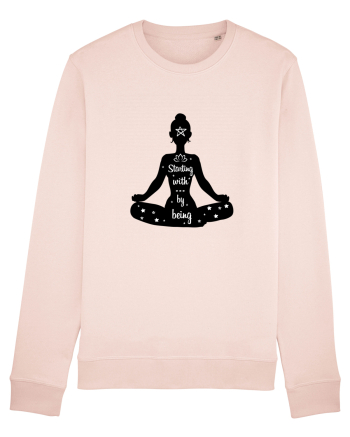 Yoga - starting with by being Candy Pink