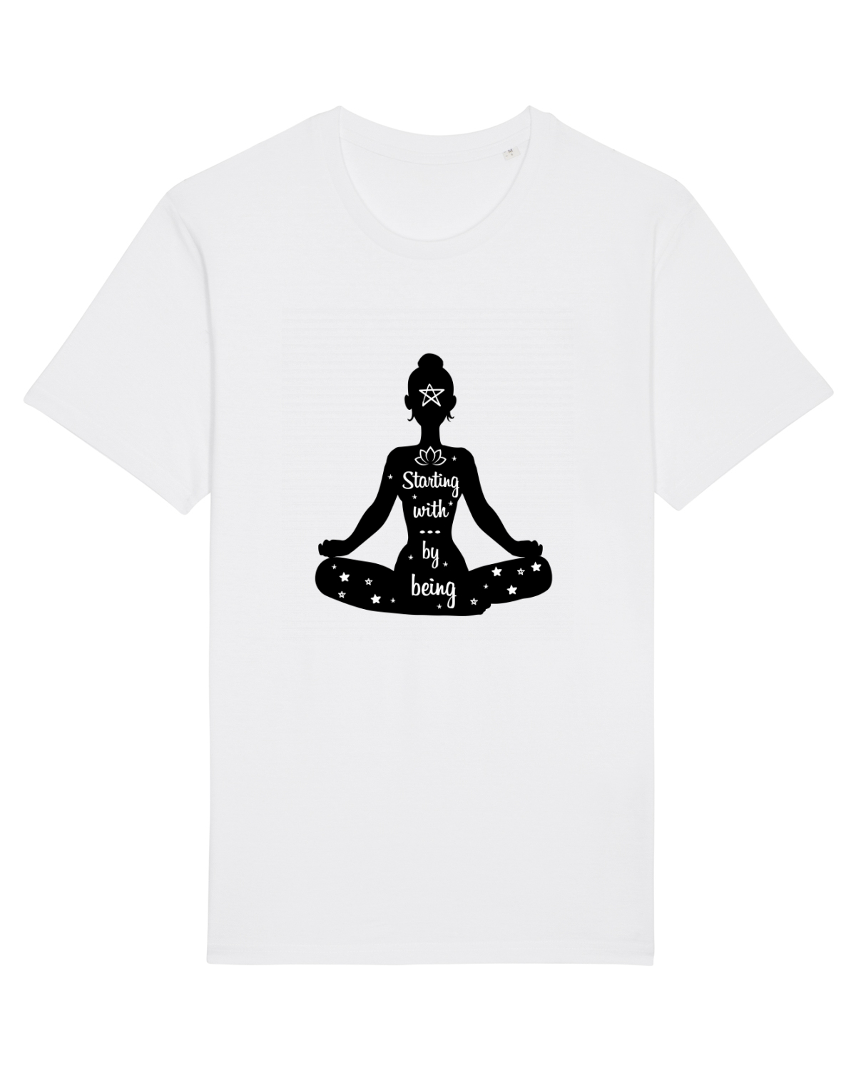 Tricou mânecă scurtă Unisex Rocker White