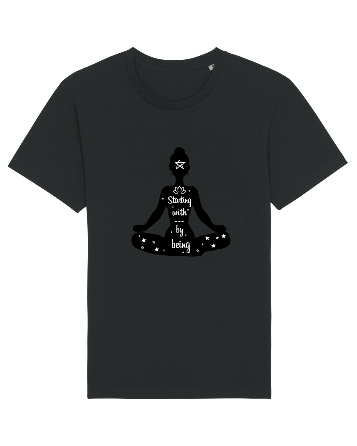 Tricou mânecă scurtă Unisex Rocker Black
