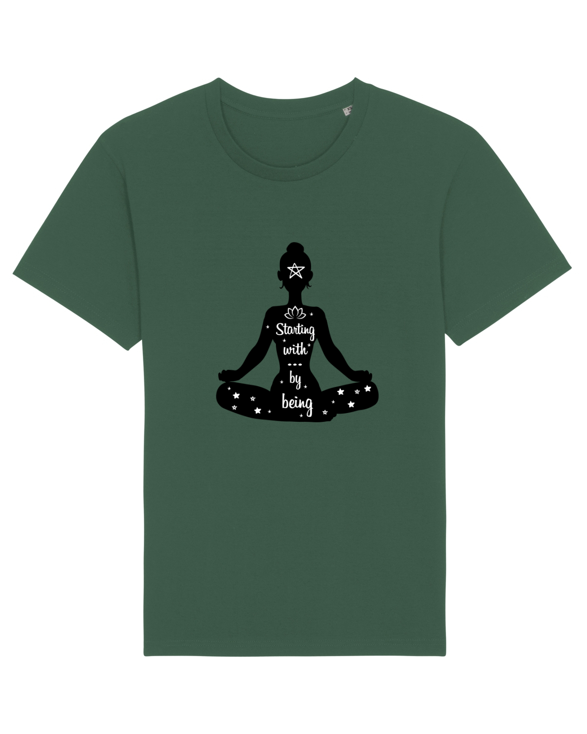 Tricou mânecă scurtă Unisex Rocker Bottle Green
