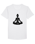 Yoga - starting with by being Tricou mânecă scurtă guler larg Bărbat Skater