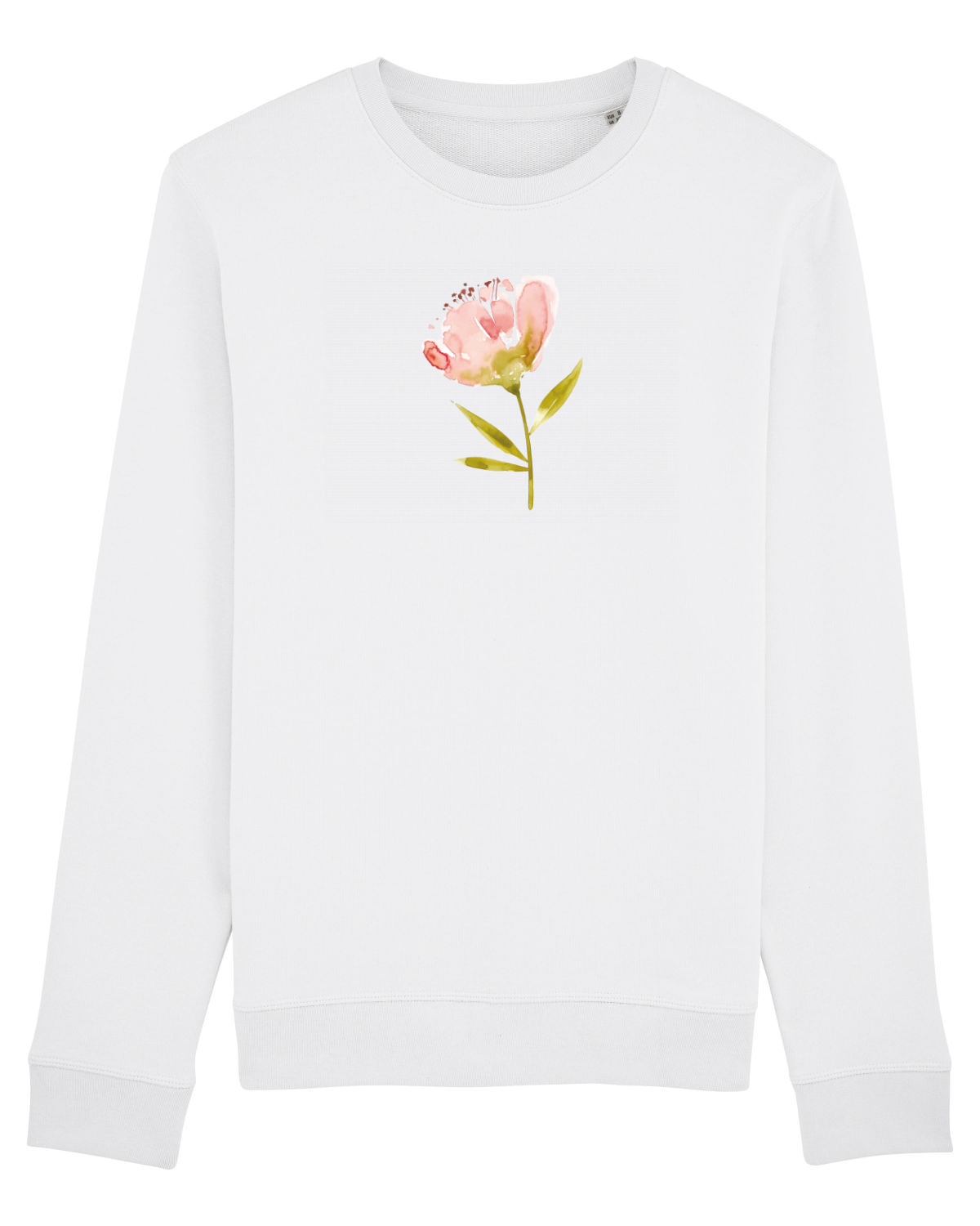Bluză mânecă lungă Unisex Rise White
