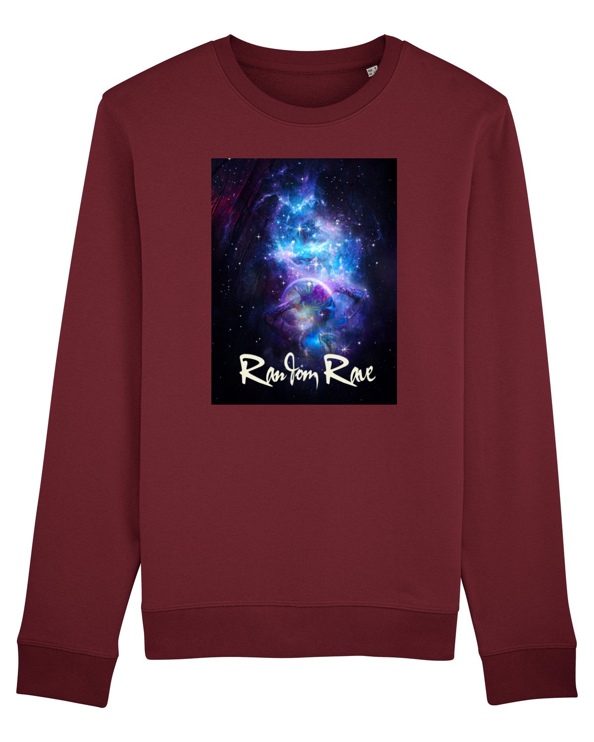 Bluză mânecă lungă Unisex Rise Burgundy