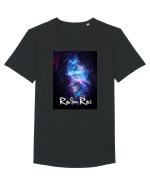 Random Rave 'Universe' Tricou mânecă scurtă guler larg Bărbat Skater