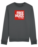 Free Hugs (For Dogs) Bluză mânecă lungă Unisex Rise
