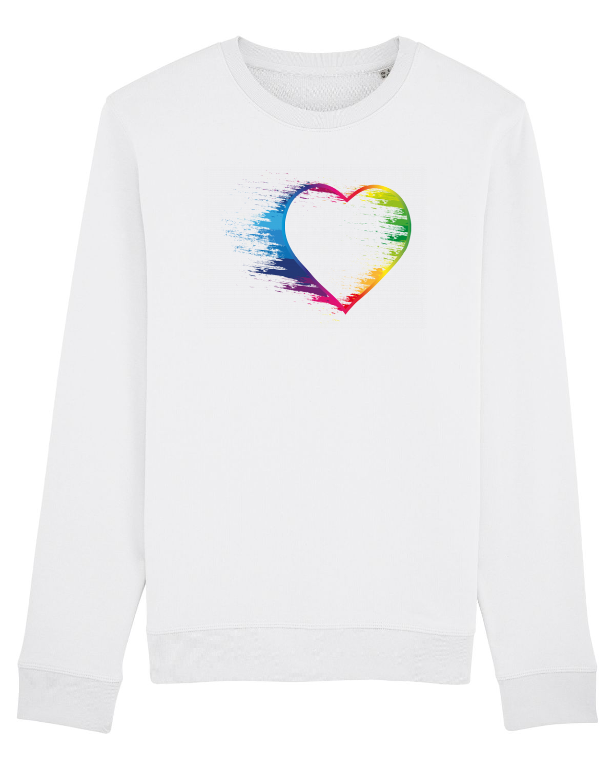 Bluză mânecă lungă Unisex Rise White