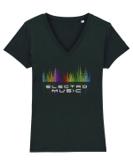 Electo Music Tricou mânecă scurtă guler V Damă Evoker
