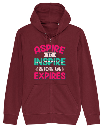 Aspire To Inspire Before We Expires Burgundy