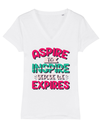 Aspire To Inspire Before We Expires White