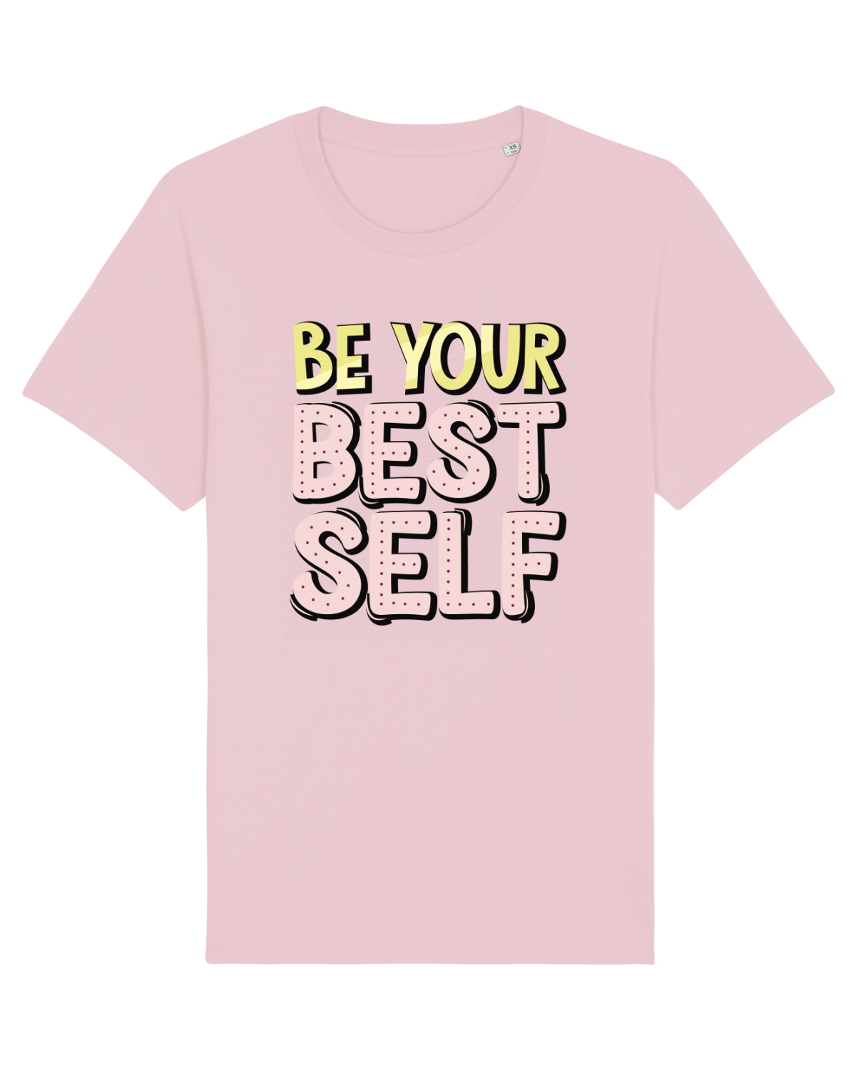 Tricou mânecă scurtă Unisex Rocker Cotton Pink