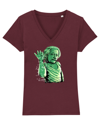 Albert Einstein Burgundy