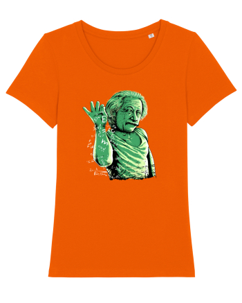 Albert Einstein Bright Orange