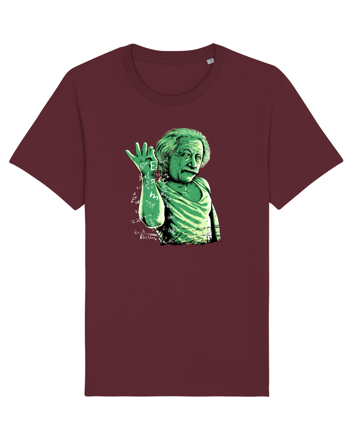 Tricou mânecă scurtă Unisex Rocker Burgundy