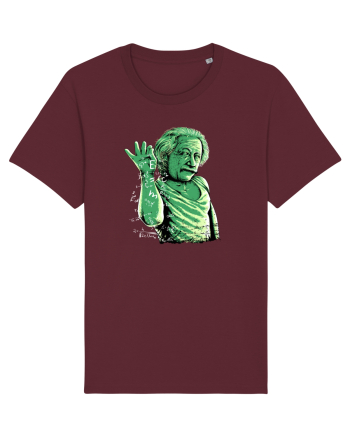 Albert Einstein Burgundy