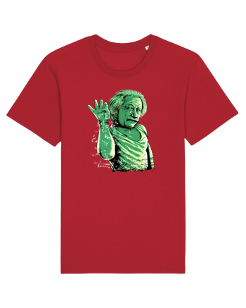 Albert Einstein Red