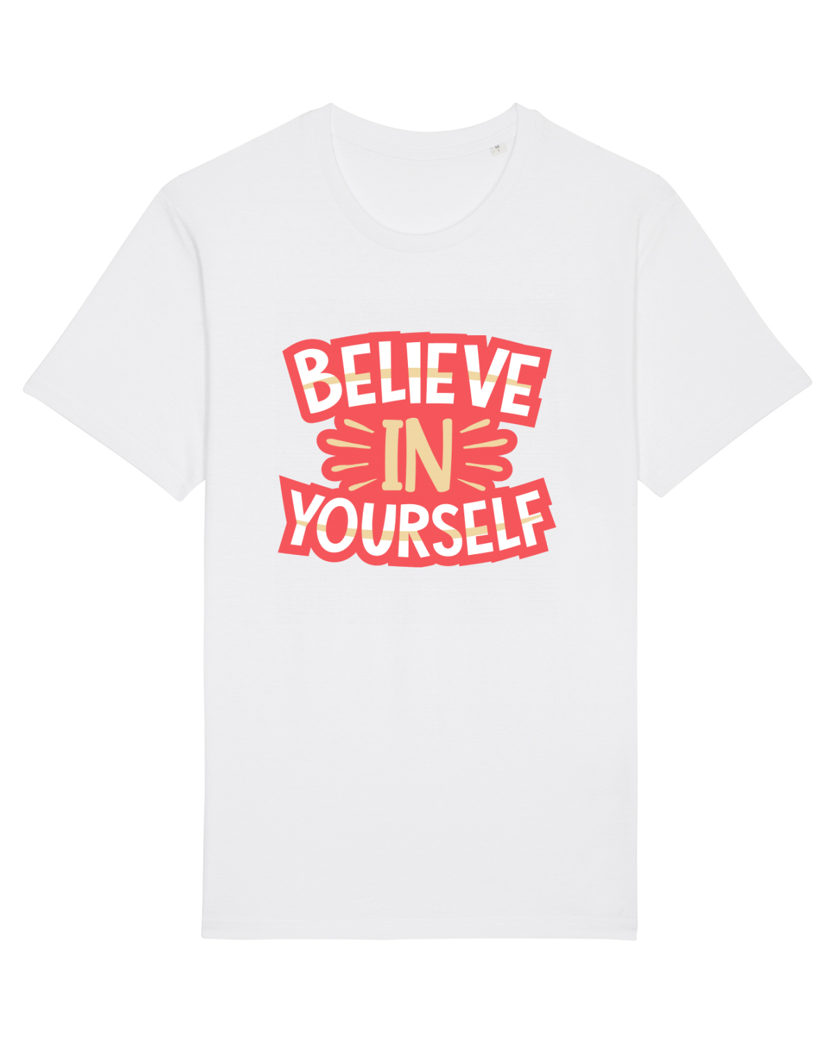 Tricou mânecă scurtă Unisex Rocker White