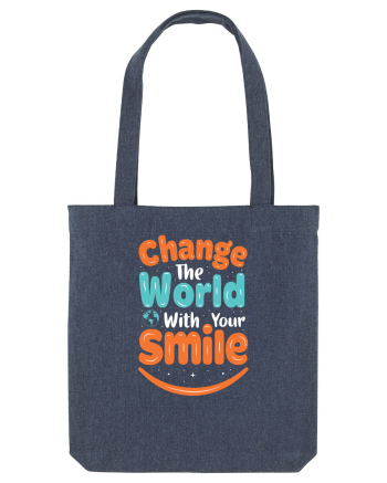 Change The World With Your Smile Midnight Blue