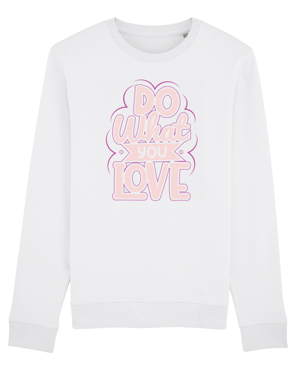 Bluză mânecă lungă Unisex Rise White