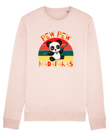 Funny Panda With Guns Candy Pink